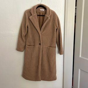Cozy teddy bear coat